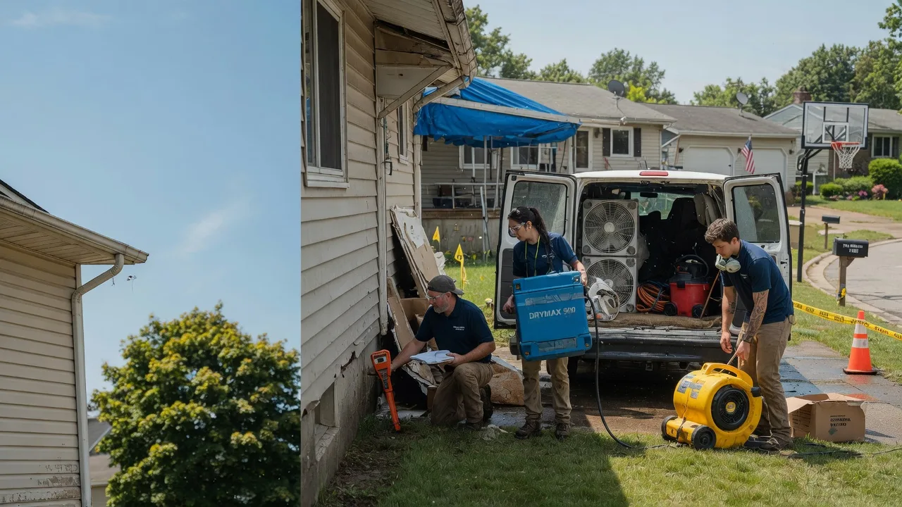 Ceiling Leak Cleanup in Shreve, OH near me